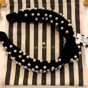 LeLe Sadoughi pearl knotted headband